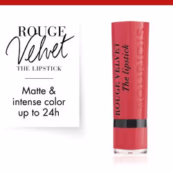 Bourjois Rouge velvet lipstick, Pink, Hip Hip Pink, 1 colours, Moisturizing, Unisex, Matte