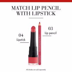 Bourjois Rouge velvet lipstick 2.4 g 04 Hip Hip Pink Matte - Additional view 6