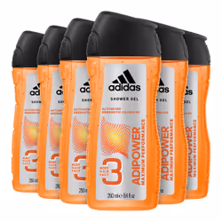 Adidas Adipower 3in1 Body, Hair and Face Shower Gel for Him, 250ml