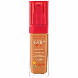Bourjois Healthy Mix Foundation 60 Dark Amber, Pump bottle, liquid, Dry skin, Universal skin, Hydrating, Smoothing, Beige, Da ...