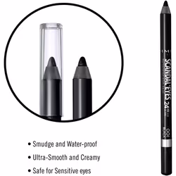 Rimmel London Scandaleyes Waterproof Eyeliner, Black, 1.3 g