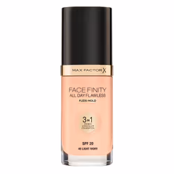 Max Factor Facefinity All Day Flawless 3In1, Pump bottle, Cream, Universal, Anti-shine, Mattifying, Priming, Beige, Light Ivo ...