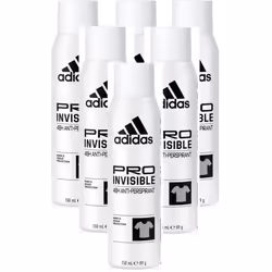 6 x Adidas 48H Anti Marks Antiperspirant Spray 150ml - Pro Invisible