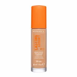 Rimmel Lasting Radiance Foundation 100 Ivory 30ml, Pump bottle, liquid, Universal skin, Hydrating, Smoothing, Neutral, Ivory
