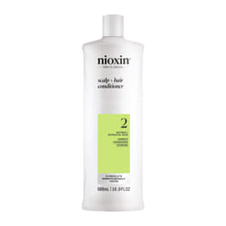 Nioxin System 2 Scalp Therapy Conditioner for Natural Hair with Progressed Thinning  16.9 oz