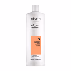 Nioxin System 4 Scalp + Hair Conditioner - Hair Thickening Conditioner for Damaged Hair with Progressed Thinning  16.9 fl oz  ...