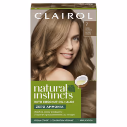 Clairol Natural Instincts Demi-Permanent Hair Dye  7 Dark Blonde Hair Color  Pack of 1