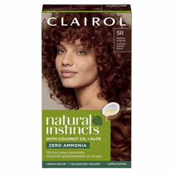 Clairol Natural Instincts Demi-Permanent Hair Dye  5R Medium Auburn Hair Color  Pack of 1
