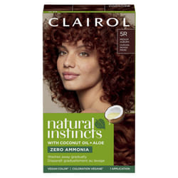 Clairol Natural Instincts Demi-Permanent Hair Dye  5R Medium Auburn Hair Color  Pack of 1