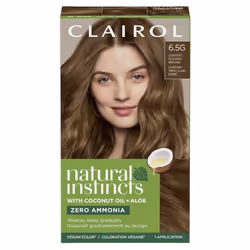 Clairol Natural Instincts Demi-Permanent Hair Dye  6.5G Lightest Golden Brown Hair Color  Pack of 1