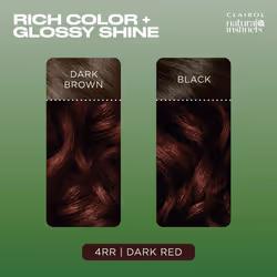 Clairol Natural Instincts Demi-Permanent Hair Dye  4RR Dark Red Hair Color  Pack of 1