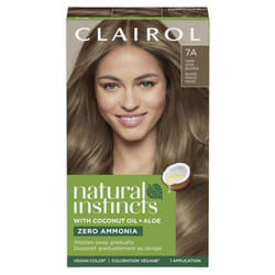 Clairol Natural Instincts Demi-Permanent Hair Dye  7A Dark Cool Blonde Hair Color  Pack of 1