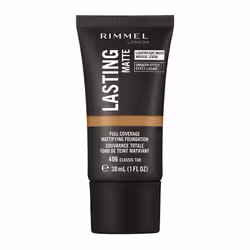Lasting Matte Full Coverage Light-weight Foundation 30ml, 406 Classic Tan