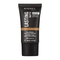 Lasting Matte Full Coverage Light-weight Foundation 30ml, 406 Classic Tan