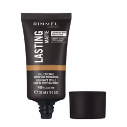 Lasting Matte Full Coverage Light-weight Foundation 30ml, 406 Classic Tan