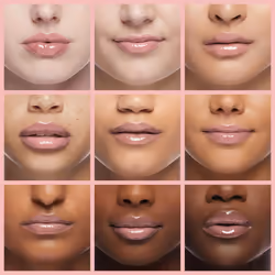 Rimmel Stay Glossy Lip Gloss - Non-Sticky and Lightweight Formula for Lip Color and Shine - 143 Sundae Best  .18oz