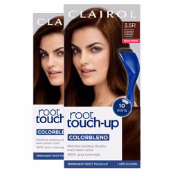 Clairol Root Touch-Up by Nice'n Easy Permanent Hair Dye  3.5R Darkest Auburn Hair Color  2 Count