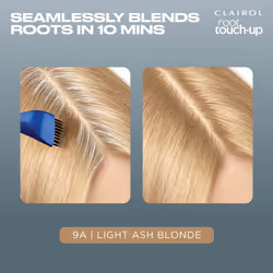 Clairol Root Touch-Up by Nice'n Easy Permanent Hair Dye  9A Light Ash Blonde Hair Color  Pack of 2