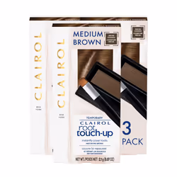 Clairol Root Touch-Up Temporary Concealing Powder  Medium Brown Hair Color  Pack of 3