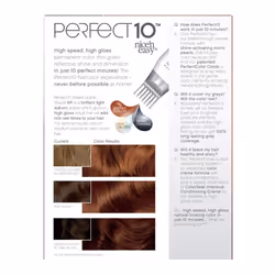 Clairol Nice'n Easy Perfect 10 Permanent Hair Dye  6R Light Auburn Hair Color  Pack of 2