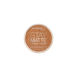 Rimmel London Stay Matte - 031 Pecan - Pressed Powder  Lightweight  High Coverage  Shine Control  0.49oz