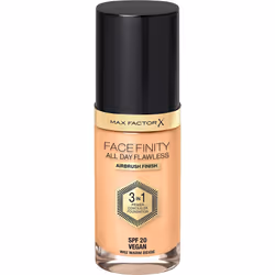 Max Factor Facefinity 3-in-1 All Day Flawless Liquid Foundation, SPF 20 - 62 Warm Beige, 30 ml