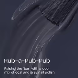 OPI Nail Lacquer  Rub-a-Pub-Pub  Gray Nail Polish  Scotland Collection  0.5 fl oz