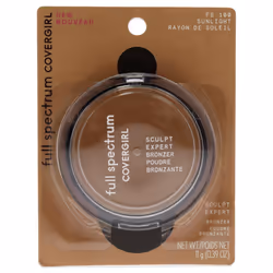CoverGirl Sculpt Expert Bronzer - 100 Sunlight for Women 0.39 oz Bronzer