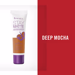 Rimmel  Stay Matte Foundation  Deep Mocha 2 Count (Pack of 1)