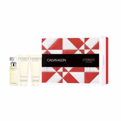 Calvin Klein Eternity Pour Femme - Gift Set With 50ml EDP Spray, 100ml Body Lotion and 100ml Body Wash
