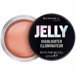 Rimmel London Jelly Highlighter, Long-lasting and Water Based Bouncy Formula for Dewy Skin Look, 10 Poppin' Bottles (Light Go ...
