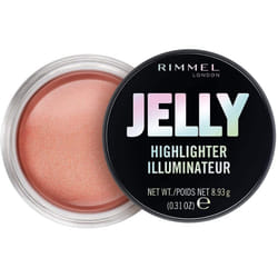 Rimmel London Jelly Highlighter, Long-lasting and Water Based Bouncy Formula for Dewy Skin Look, 10 Poppin' Bottles (Light Gold), 7.75 ml