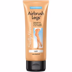 Sally Hansen Airbrush Legs Lotion Light Glow 125 ml, Lotion, Body, 125 ml, Tube, Smoothing, Natural