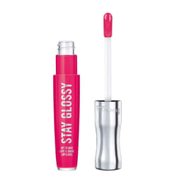 Rimmel Stay Glossy Lip Gloss - Non-Sticky and Lightweight Formula for Lip Color and Shine - 360 The Future is Pink  .18oz