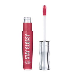 Rimmel Stay Glossy Lip Gloss - Non-Sticky and Lightweight Formula for Lip Color and Shine - 500 Rulebreaker  .18oz