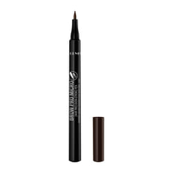 Rimmel London Brow This Way Eyebrow Pencil  Highly Pigmented  Long-Wearing  Easy to Apply  004  Dark Brown  0.03oz