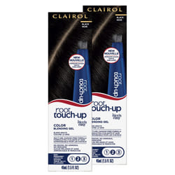 clairol Root Touch-Up Semi-Permanent Hair color Blending gel  2 Black  Pack of 2