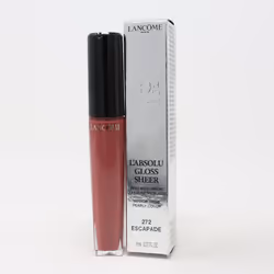 ) Lancome L'absolu Gloss Sheer  0.27oz/8ml New With Box - 272 Escapade (Sheer