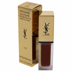 YSL Tatouage Couture The Metallics Matte Lip Stain 6ml - 103 Tribal Copper