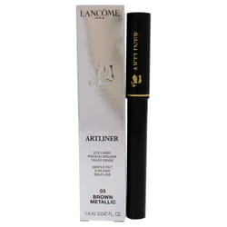 Lancme Artliner Precision Felt-Tip Liquid Eyeliner - Highly Pigmented & Smudge-Proof- Brown  Metallic Finish