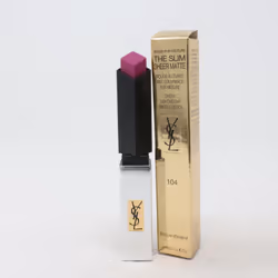 Yves Saint Laurent The Slim Sheer Matte Lipstick  0.07oz/2g New With Box - 104 Fuchsia Intime