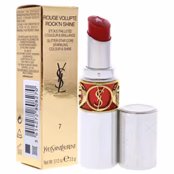 YSL Rouge Volupte Rock'N Shine Lipstick 7 Red Show