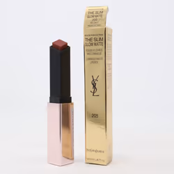 Yves Saint Laurent Rouge Pur Couture The Slim Glow Matte 0.07oz New With Box - 205 Secret Rosewood