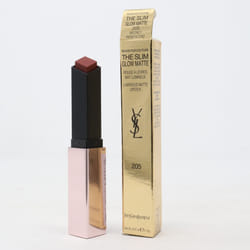 Yves Saint Laurent Rouge Pur Couture The Slim Glow Matte 0.07oz  New With Box - 205 Secret Rosewood