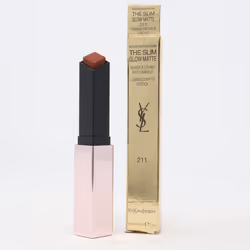 Yves Saint Laurent Rouge Pur Couture The Slim Glow Matte 0.07oz New With Box - 211 Transgressive Cacao