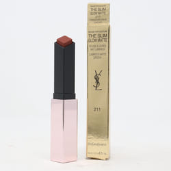 Yves Saint Laurent Rouge Pur Couture The Slim Glow Matte 0.07oz  New With Box - 211 Transgressive Cacao