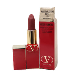 ) Valentino Rosso Valentino Satin Lip Colour  0.12oz/3.4g New With Box - 111A Undressed Velvet (Matte