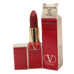 ) Valentino Rosso Valentino Satin Lip Colour  0.12oz/3.4g New With Box - 219A Star Studded (Matte