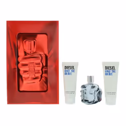 Diesel Only The Brave 3 Piece Gift Set: EDT 75ml - 2 X Shower Gel 75ml