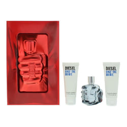Diesel Only The Brave 3 Piece Gift Set: EDT 75ml - 2 X Shower Gel 75ml